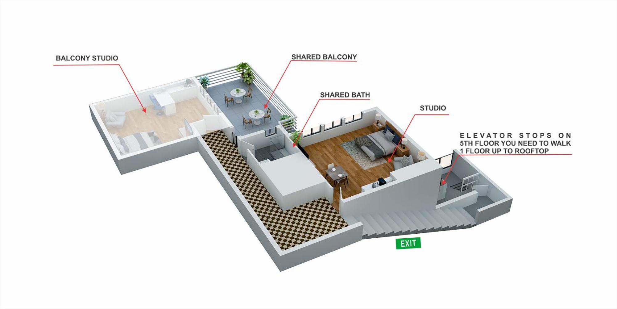 Appartement Center Rooftop With Oldtown View *